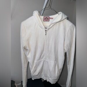 White terry cloth Juicy Couture jacket